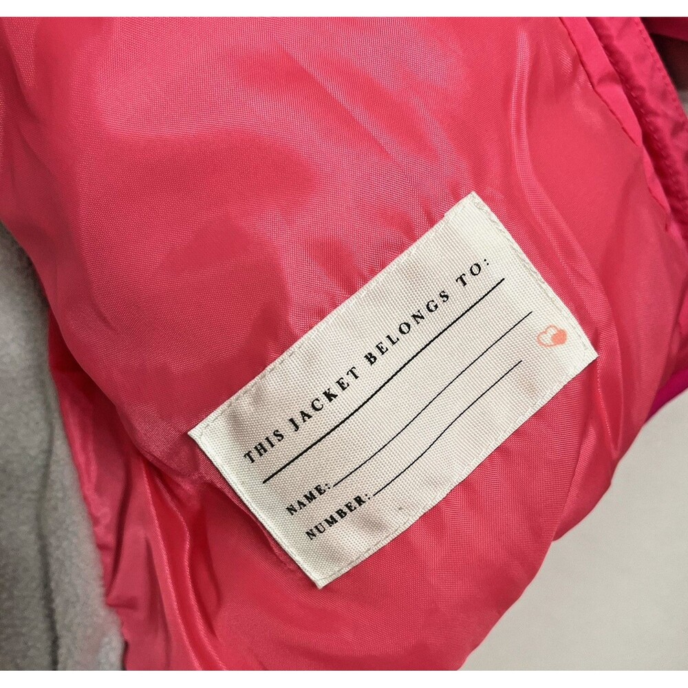 Carter’s Pink Quilted Kitty Cat Puffer Jacket Fleece Lined Winter Coat Sz7 L - Picture 16 of 16